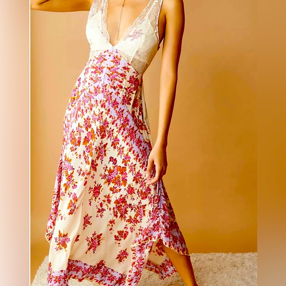 Free People Make It or Break It Maxi Slip Dress (XL)